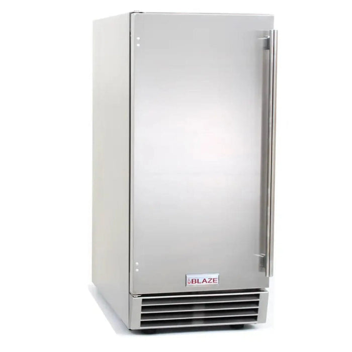 Blaze 50 lbs. 15" Outdoor Rated Ice Maker With Gravity Drain Blaze Dreamwood Living