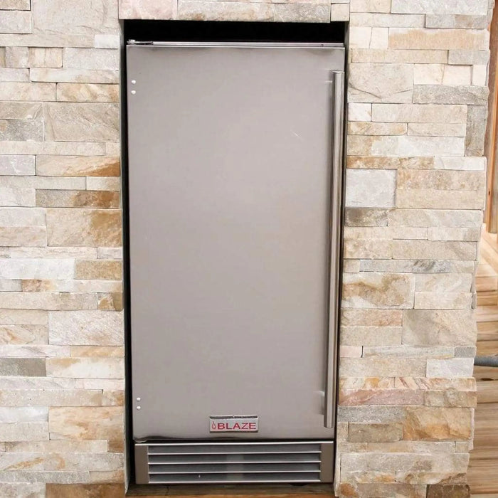 Blaze 50 lbs. 15" Outdoor Rated Ice Maker With Gravity Drain Blaze Dreamwood Living