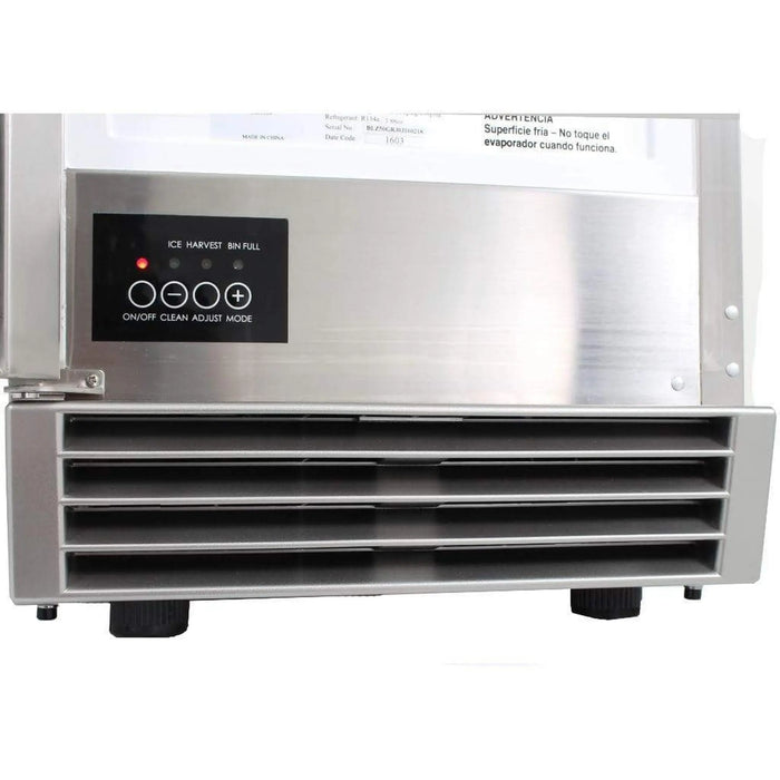 Blaze 50 lbs. 15" Outdoor Rated Ice Maker With Gravity Drain Blaze Dreamwood Living