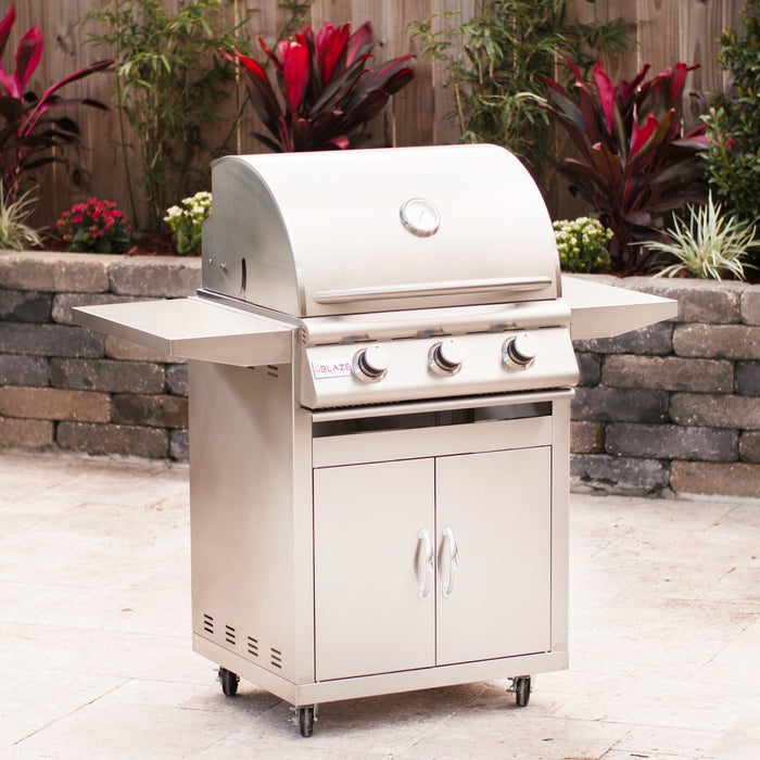 Blaze BCM 25-Inch 3-Burner Freestanding Gas Grill