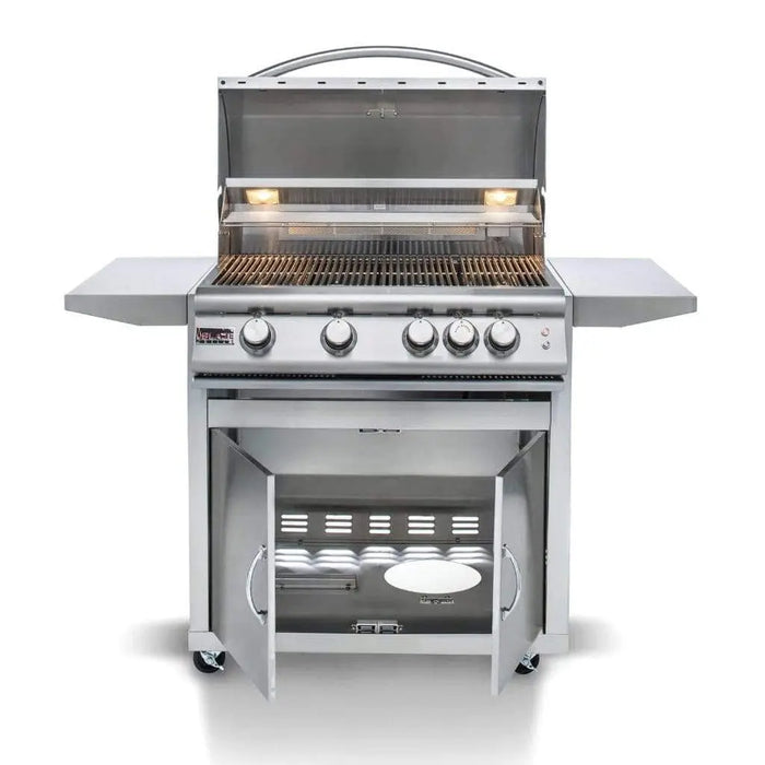 Blaze Premium LTE Marine Grade 32" 4-Burner Freestanding Gas Grill With Rear Infrared Burner & Grill Lights Blaze Dreamwood Living