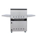 Blaze LTE PRO 32" freestanding gas grill on its cart, rear view