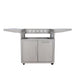 Blaze grill cart for the LTE PRO 32" gas grill with the side shelves raised, front view without the grill
