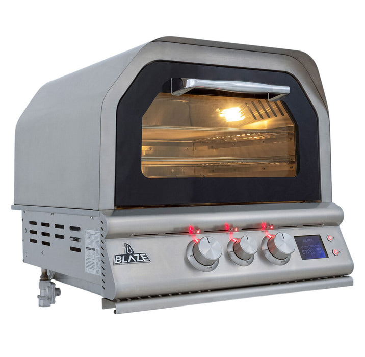 Blaze Premium LTE+ 26-Inch Built-In Gas Outdoor Pizza Oven with Bluetooth Probes