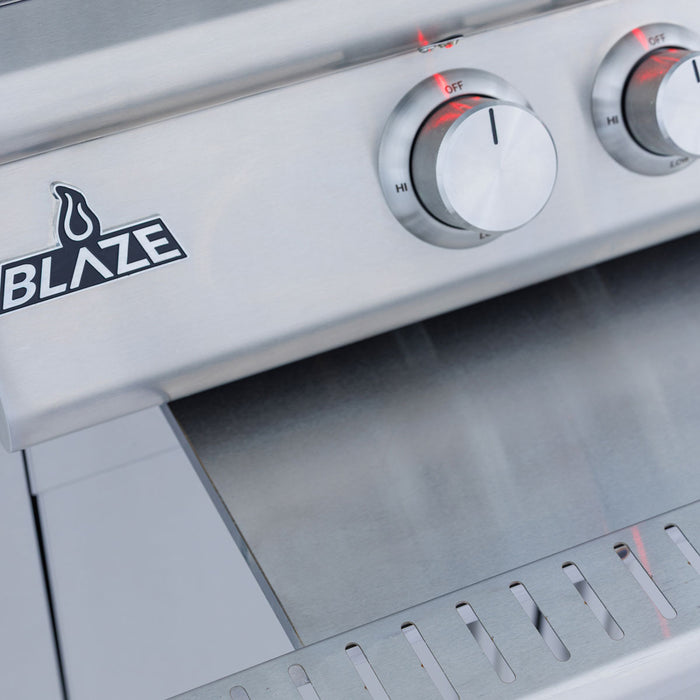 Blaze Premium LTE+ 26-Inch Built-In Gas Outdoor Pizza Oven with Bluetooth Probes