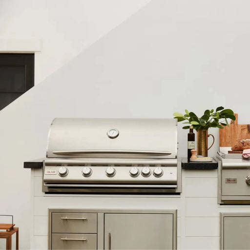 Blaze Premium LTE+ 40-Inch 5-Burner Built-In Propane Gas Grill W/ Rear Infrared Burner and Lift-Assist Hood Blaze Dreamwood Living