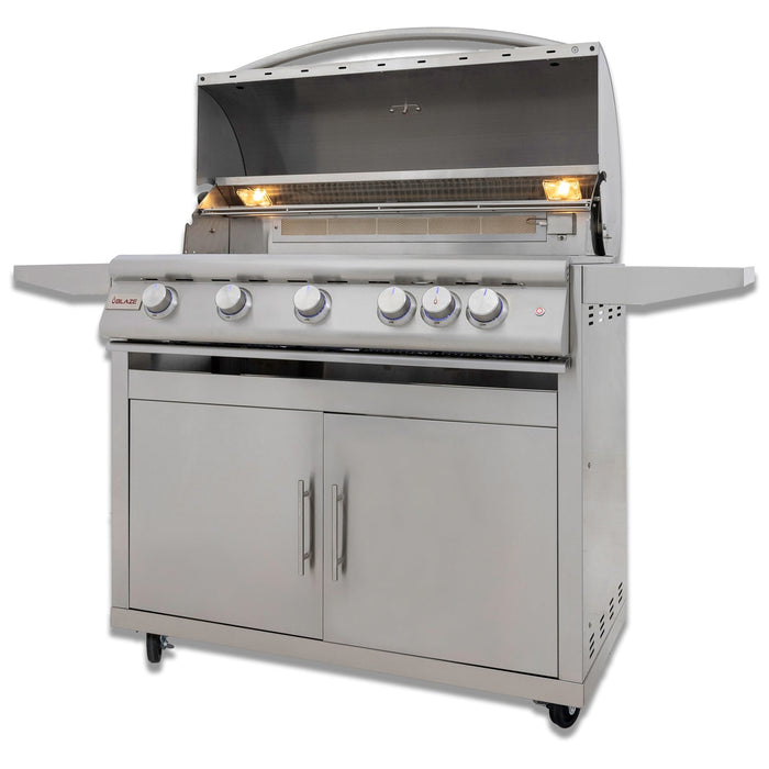Blaze Premium LTE+ 40-Inch 5-Burner Freestanding Gas Grill