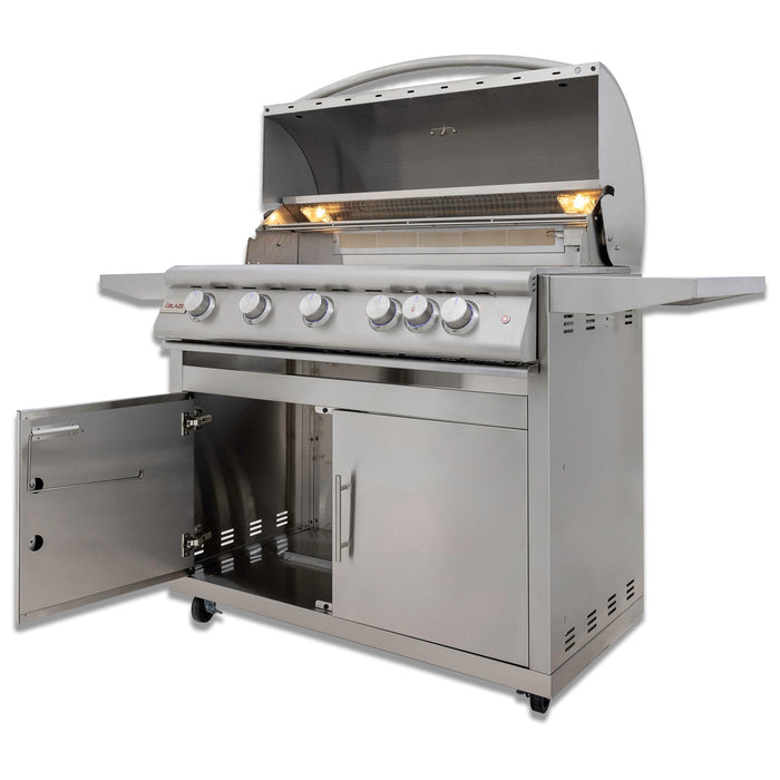 Blaze Premium LTE+ 40-Inch 5-Burner Freestanding Gas Grill