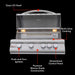 Blaze LTE+ Marine Grade 32" built-in grill features: Easy-Lift Hood, Multi-Zone Cooking, Premium Marine Grade Construction