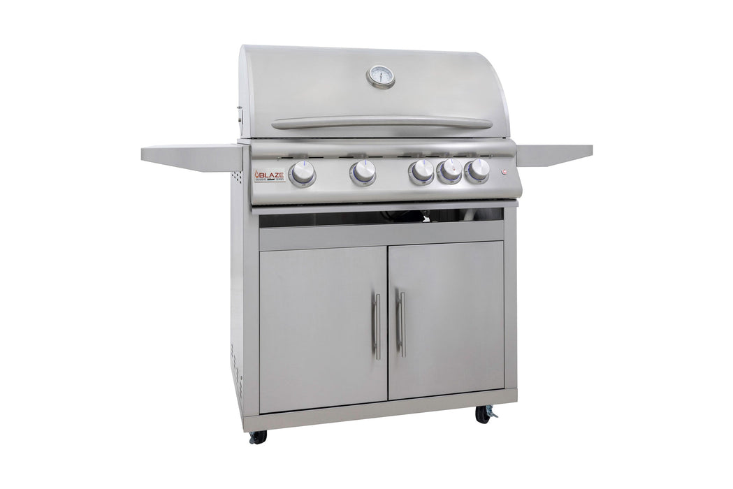 Blaze Premium LTE+ Marine Grade 32-Inch 4-Burner Freestanding Gas Grill