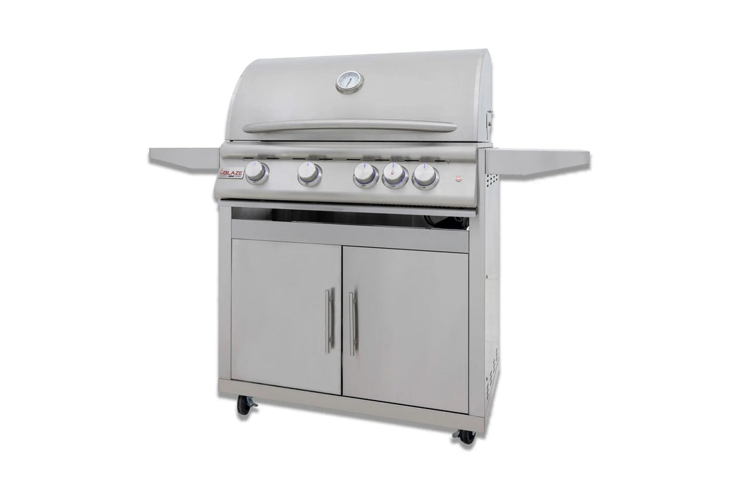 Blaze Premium LTE+ Marine Grade 32-Inch 4-Burner Freestanding Gas Grill Blaze Dreamwood Living