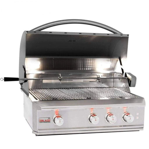 Blaze Professional LUX 34" 3-Burner Built-In Gas Grill with Rear Infrared Burner Blaze Dreamwood Living