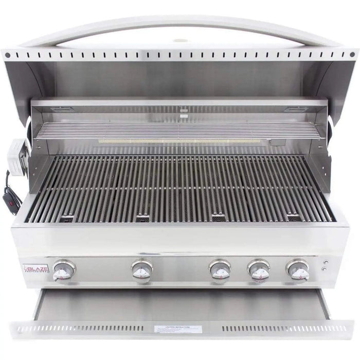 Blaze Professional LUX 44" 4-Burner Built-In Gas Grill with Rear Infrared Burner Blaze Dreamwood Living