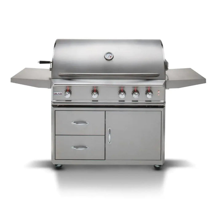 Blaze Professional LUX 44" 4-Burner Freestanding Gas Grill with Rear Infrared Burner Blaze Dreamwood Living
