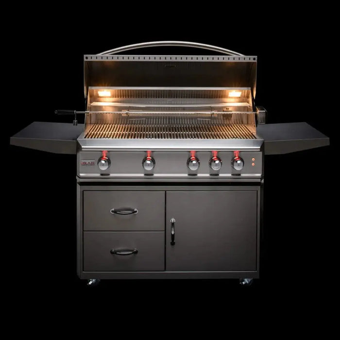 Blaze Professional LUX 44" 4-Burner Freestanding Gas Grill with Rear Infrared Burner Blaze Dreamwood Living