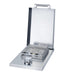 Broilmaster BSAF12DN 12 inch drop-in side burner with lid open