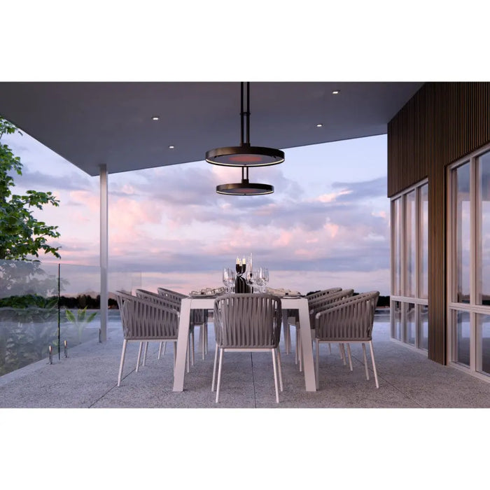 Bromic Heating 24" Twin Straight Ceiling Mount Pole for Eclipse Smart-Heat Electric Pendant Heater Bromic Heating Dreamwood Living