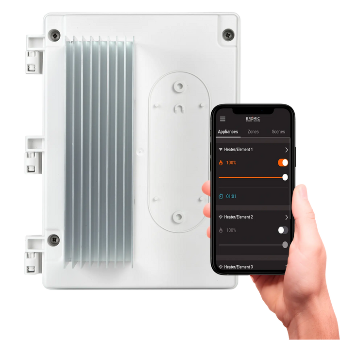 Bromic Heating Affinity Smart-Heat Dimmer Control - 2 Channel 208V-277V 12KW (6KW/Channel) - BH3130062 Bromic Heating Dreamwood Living