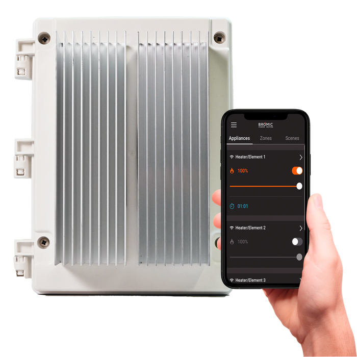 Bromic Heating Affinity Smart-Heat Dimmer Control - 2 Channel 208V-277V 12KW (6KW/Channel) - BH3130062 Bromic Heating Dreamwood Living