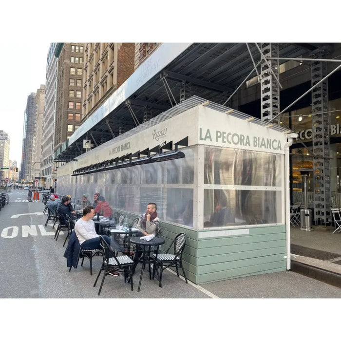 Bromic Heating Tungsten Smart-Heat 44" 2000 Watt 220-240V Black Commercial Outdoor Electric Patio Heater Bromic Heating Dreamwood Living