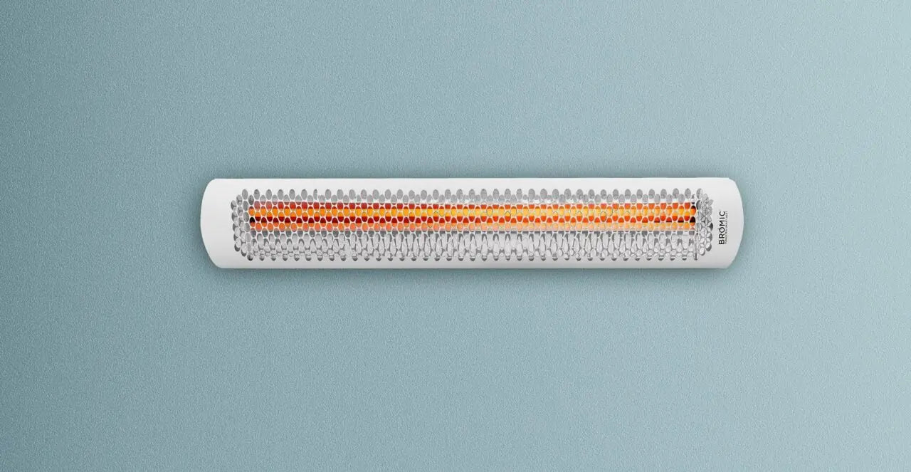 Bromic Heating Tungsten Smart-Heat 44" 4000 Watt 208V White Commercial Outdoor Electric Patio Heater Bromic Heating Dreamwood Living