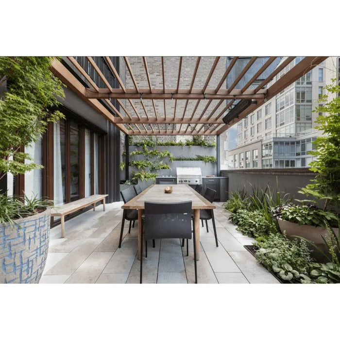 Bromic Heating Tungsten Smart-Heat 44" 4000 Watt 277V Black Commercial Outdoor Electric Patio Heater Bromic Heating Dreamwood Living