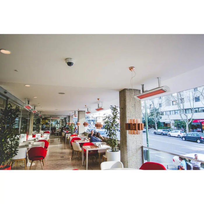 Bromic Heating Tungsten Smart-Heat 44" 4000 Watt 277V White Commercial Outdoor Electric Patio Heater Bromic Heating Dreamwood Living