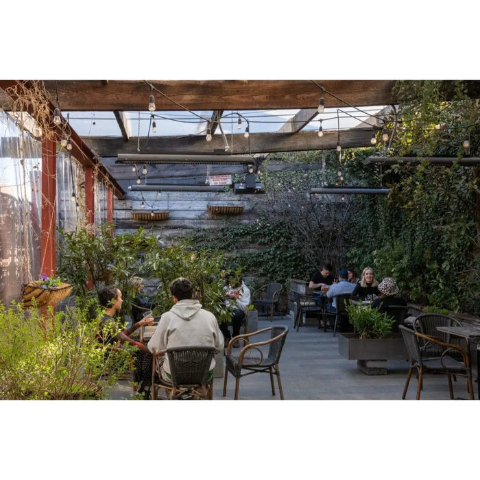 Bromic Heating Tungsten Smart-Heat 56" 3000 Watt 220-240V Black Commercial Outdoor Electric Patio Heater Bromic Heating Dreamwood Living