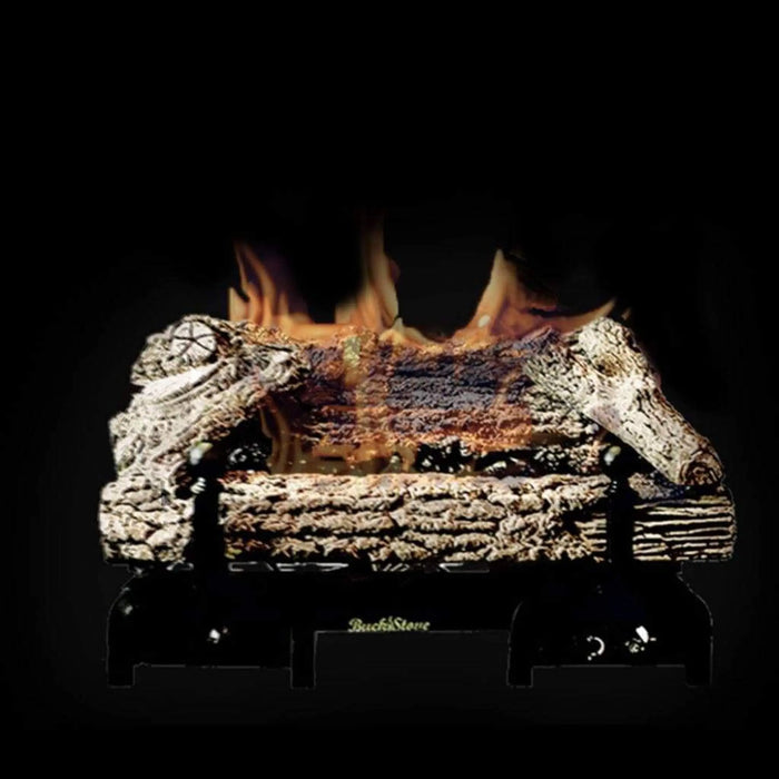 Buck Stove 24" Ceramic Series Vent Free Log Set Buck Stove