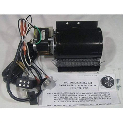 Buck Stove Blower Assembly Kit for Gas Firebox and Wood Stove Buck Stove