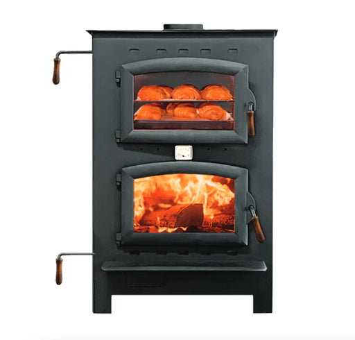Buck Stove Homesteader 27" Wood Burning Cook Stove and Baking Oven Buck Stove