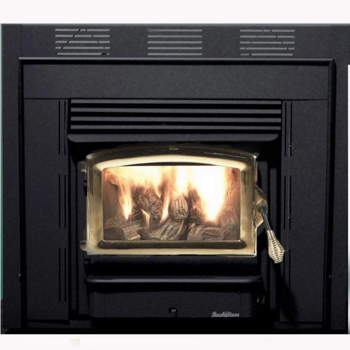 Buck Stove Model 21ZC Zero Clearance Non-Catalytic Wood Burning Stove with Door Buck Stove
