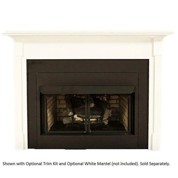 Buck Stove Model ZCBBXL Vent Free Builder Series Gas Firebox with Oak Logs Buck Stove