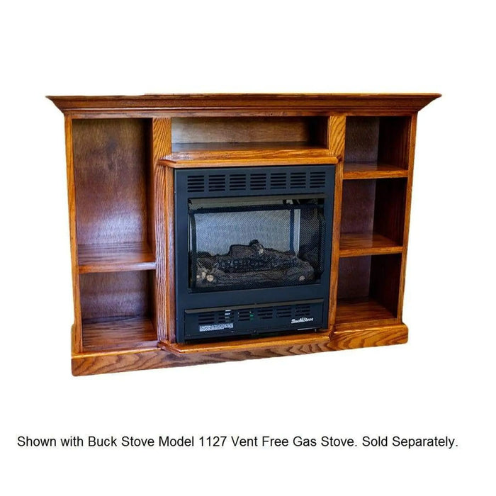 Buck Stove Prestige Bookcase Mantel Accessory for Model 1127/1110 Gas Stove Buck Stove