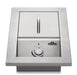 13" Built-in 500 Series Single Range Top Drop-in Burner – with cooking grids, burners, front view