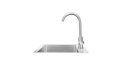Bull 18" Stainless Steel Dual Mount Sink Bull Outdoor Products Dreamwood Living