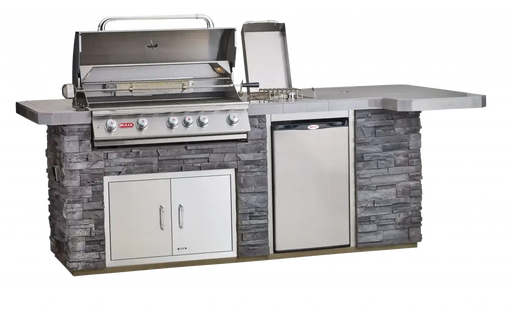 Bull Stainless Steel Refrigerator Finishing Frame with Reveal For Contemporary Fridge Bull Outdoor Products Dreamwood Living