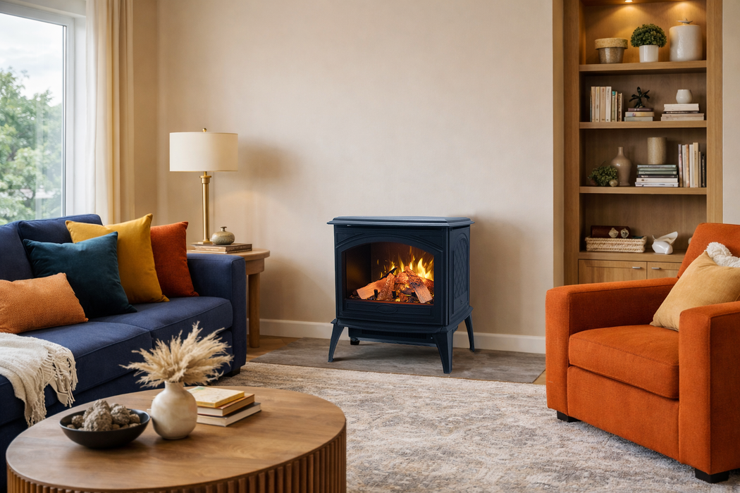 Amantii CastIron Freestanding Electric Fireplace