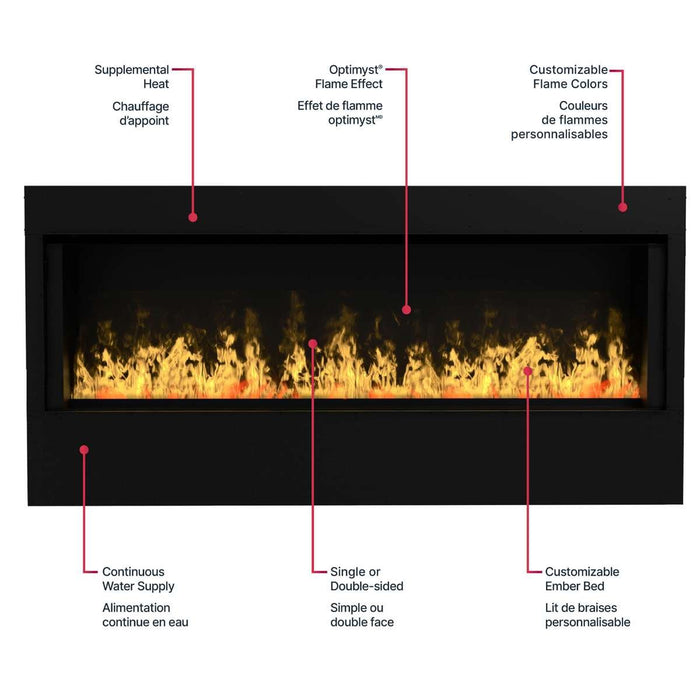 Dimplex Optimyst RGB Pro Box 60" Vapor Fireplace