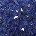 Cobalt Reflective Fire Glass