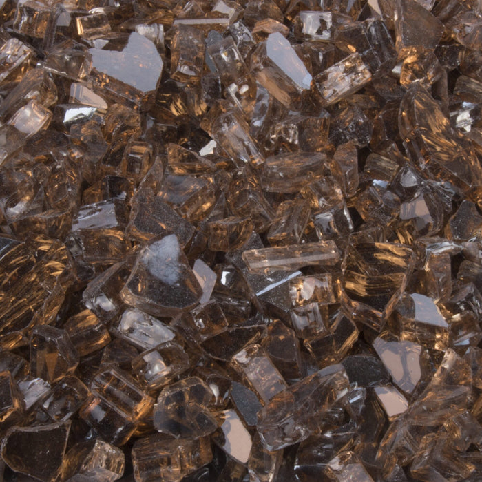 The Outdoor Plus Copper Reflective Fire Glass OPT-138C