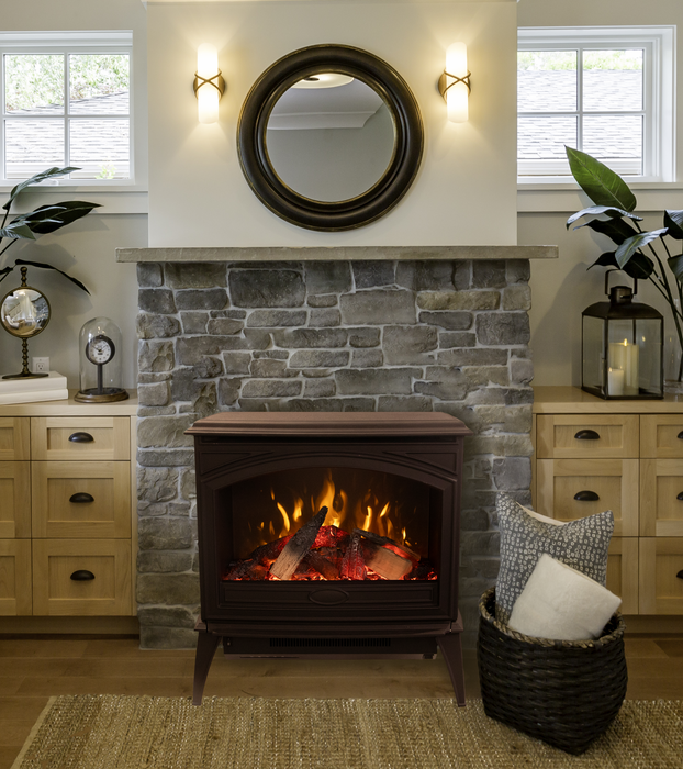 Amantii CastIron Freestanding Electric Fireplace