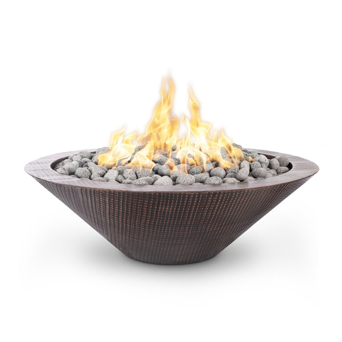 The Outdoor Plus OPT-CZOFONL(HCP/SS)48 Cazo Narrow Ledge 48" Metal Collection Round Gas Fire Pit