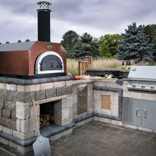 Chicago Brick Oven CBO-500 Countertop 27" x 22" Cooking Surface Wood Fired Pizza Oven Chicago Brick Oven Dreamwood Living