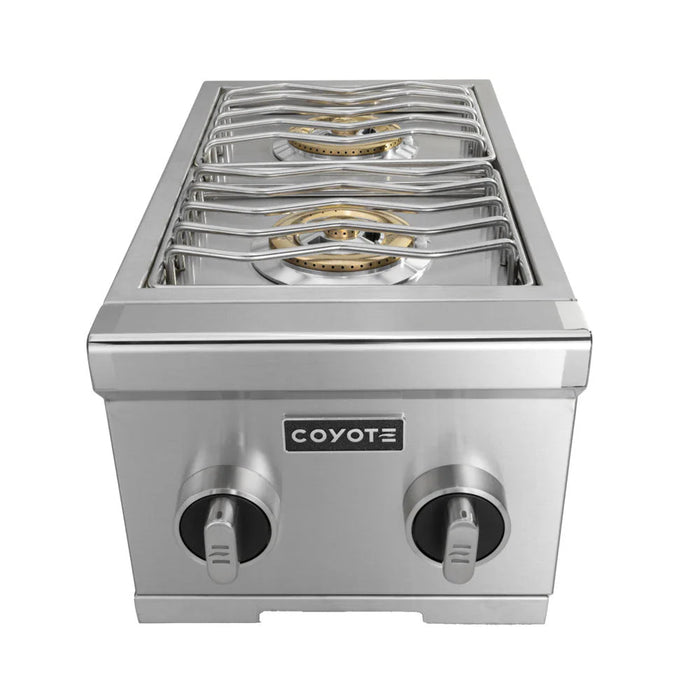 Coyote Grill 12" Built-In Double Side Burner - C3DB Coyote Outdoor Living Dreamwood Living