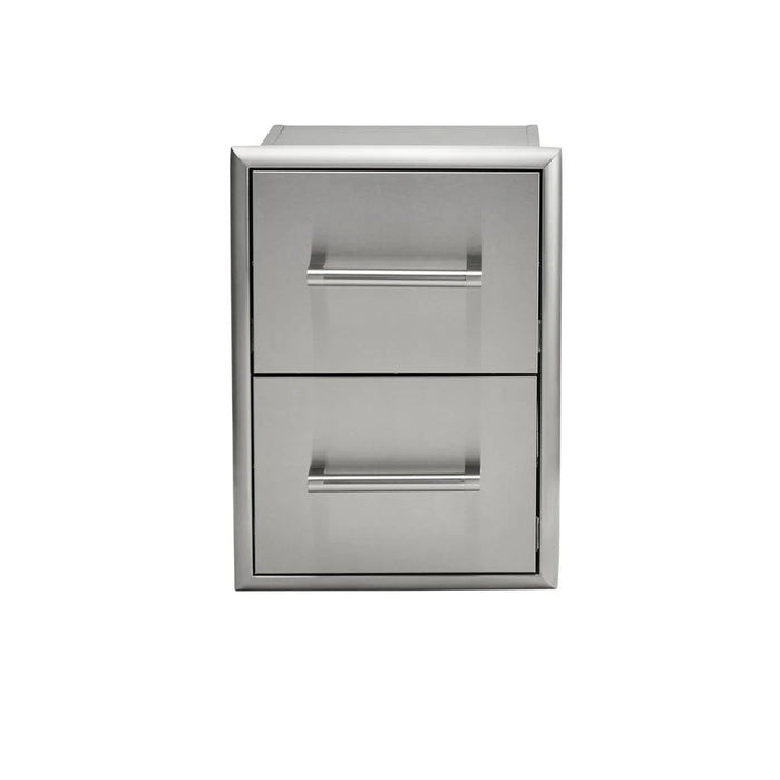 Coyote Grill 16” Double Drawer Cabinet - C3-2DC Coyote Outdoor Living Dreamwood Living
