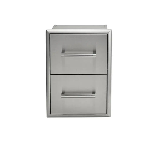 Coyote C3-2DC 16" double drawer cabinet, front view
