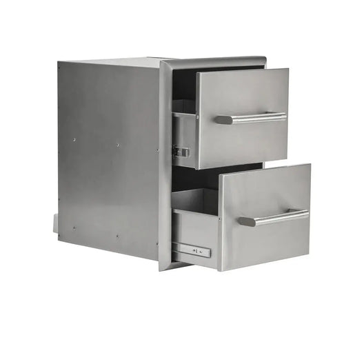 Coyote Grill 16” Double Drawer Cabinet - C3-2DC Coyote Outdoor Living Dreamwood Living