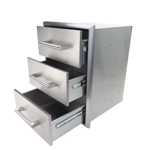 Coyote Grill 18” Three Drawer Cabinet - C3-3DC Coyote Outdoor Living Dreamwood Living