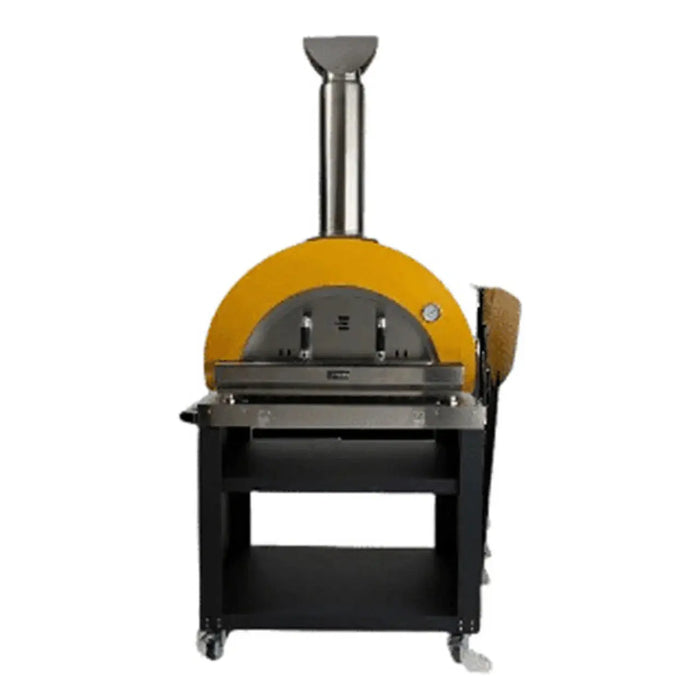 Coyote Grill 40" Duomo Wood Fired Outdoor Pizza Oven Cart with Tool Holder - C1PZCART Coyote Outdoor Living Dreamwood Living